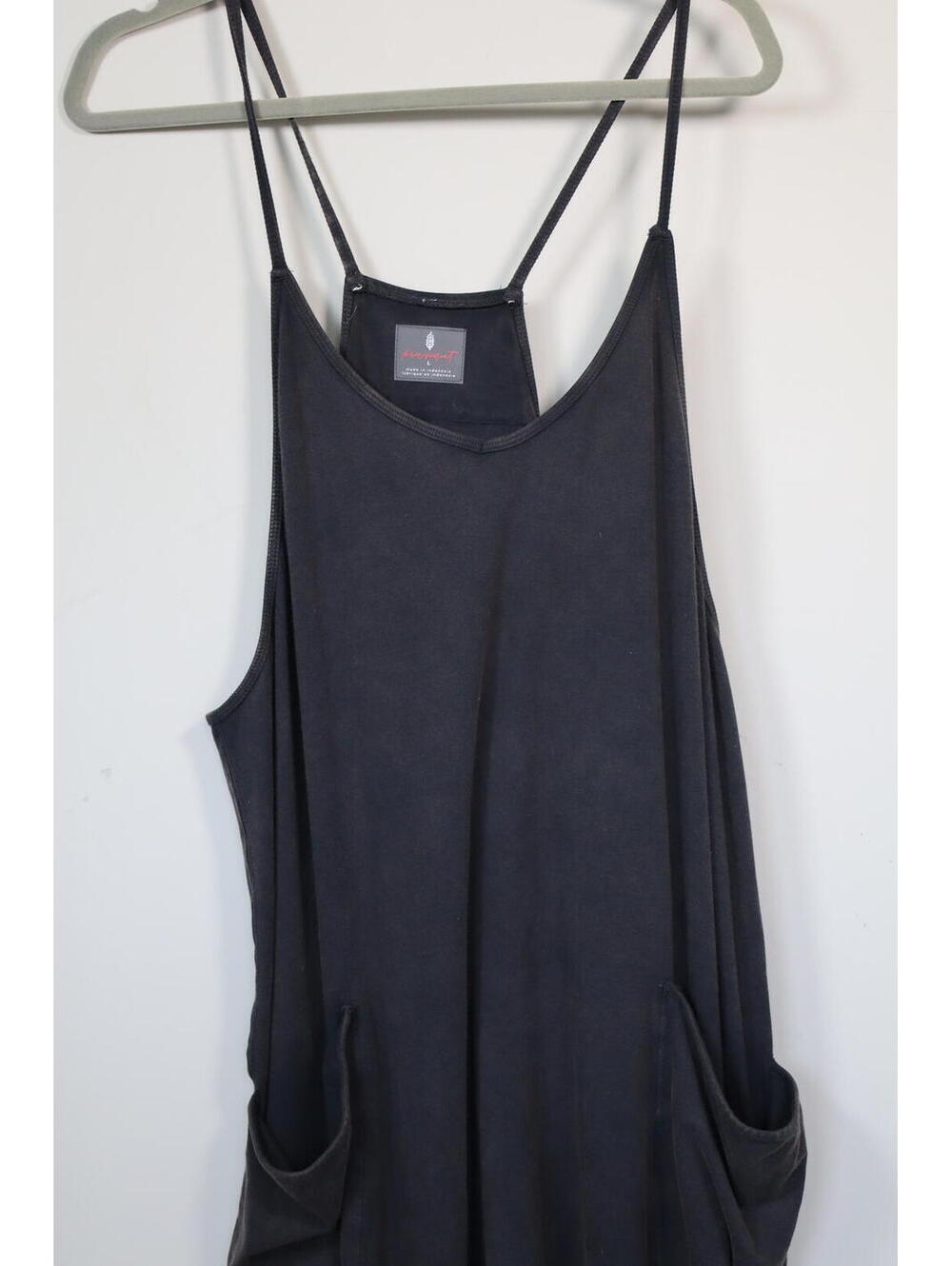Free People Black hotshot onsie with Pockets size large - Picture 3 of 8